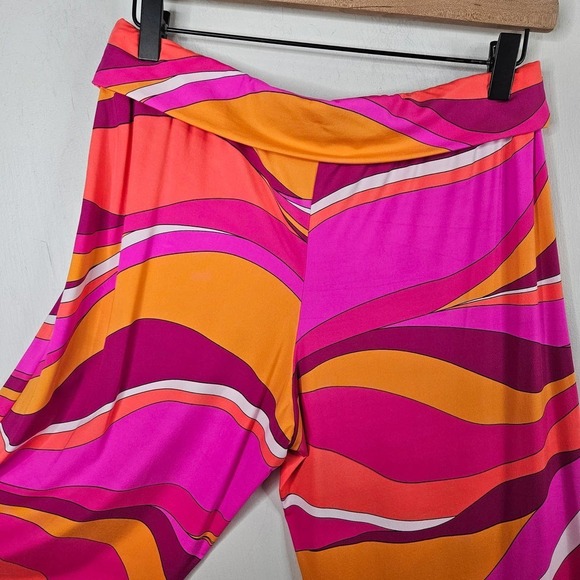 Trina Turk Vivid Vista Swim Pant M? S? Pink Orange Cover Up - Picture 8 of 9